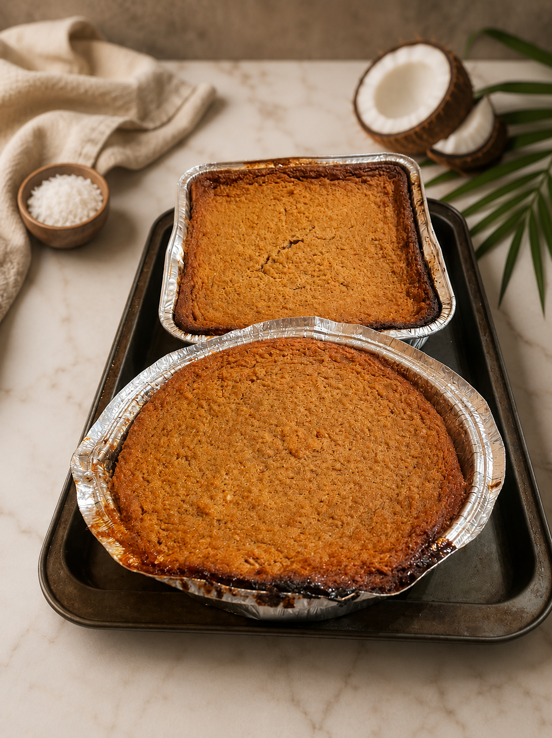 Pouding Patate Douce entier- Whole Sweet Potato Pudding